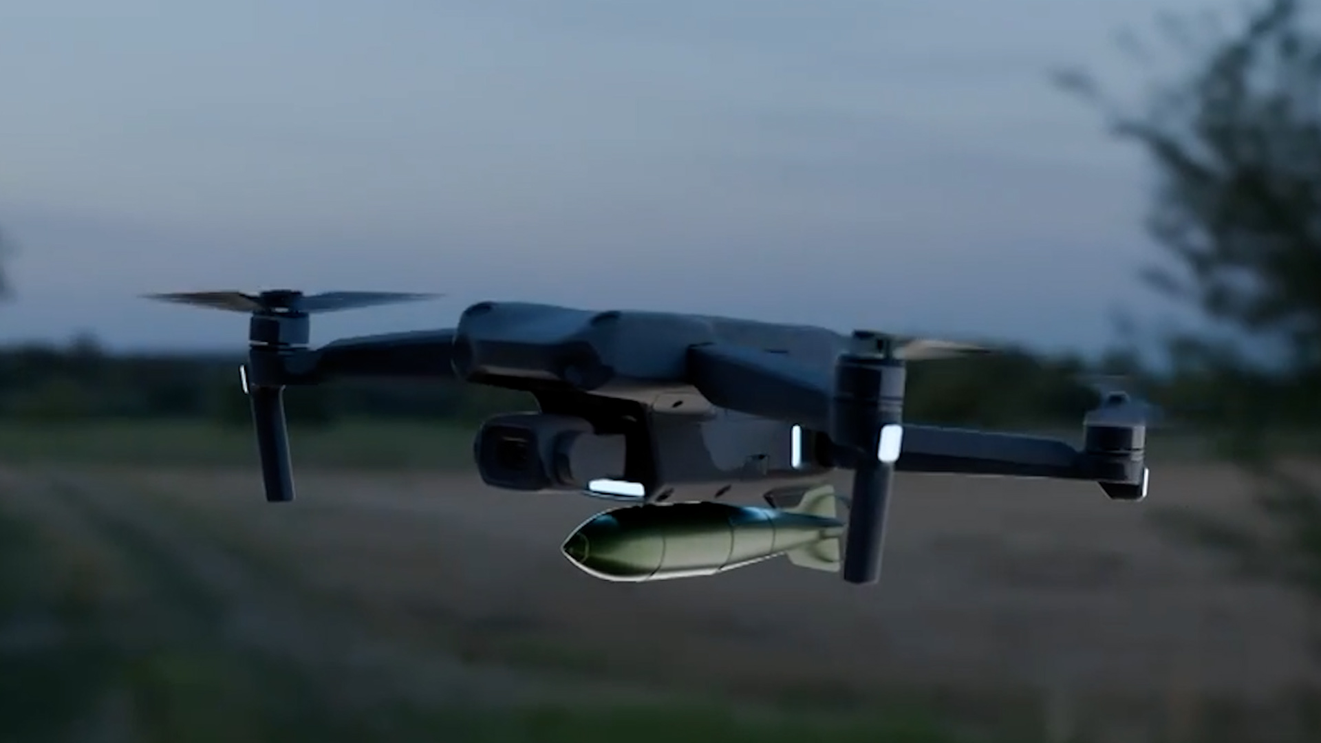 Russia and Ukraine have used fibre-optic-controlled drones on the battlefield - but what can be done to stop them CREDIT BFBS 