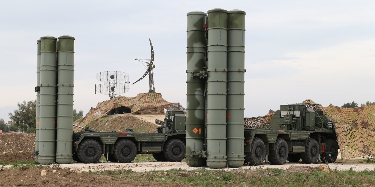 Russia's S-400 in Syria CREDIT Russian Defense Ministry