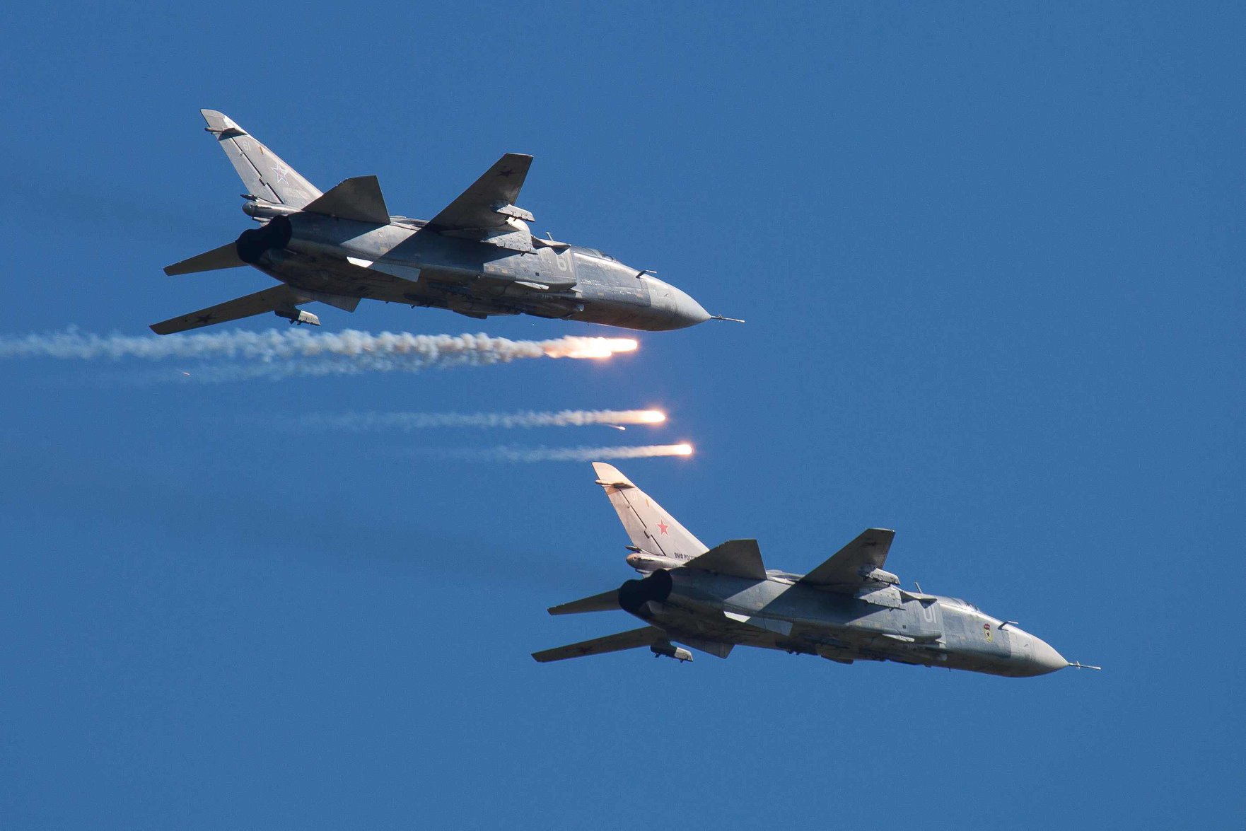 Cover image: Russian Su-24 and Su-30SM aircraf (Picture: Russian MOD).