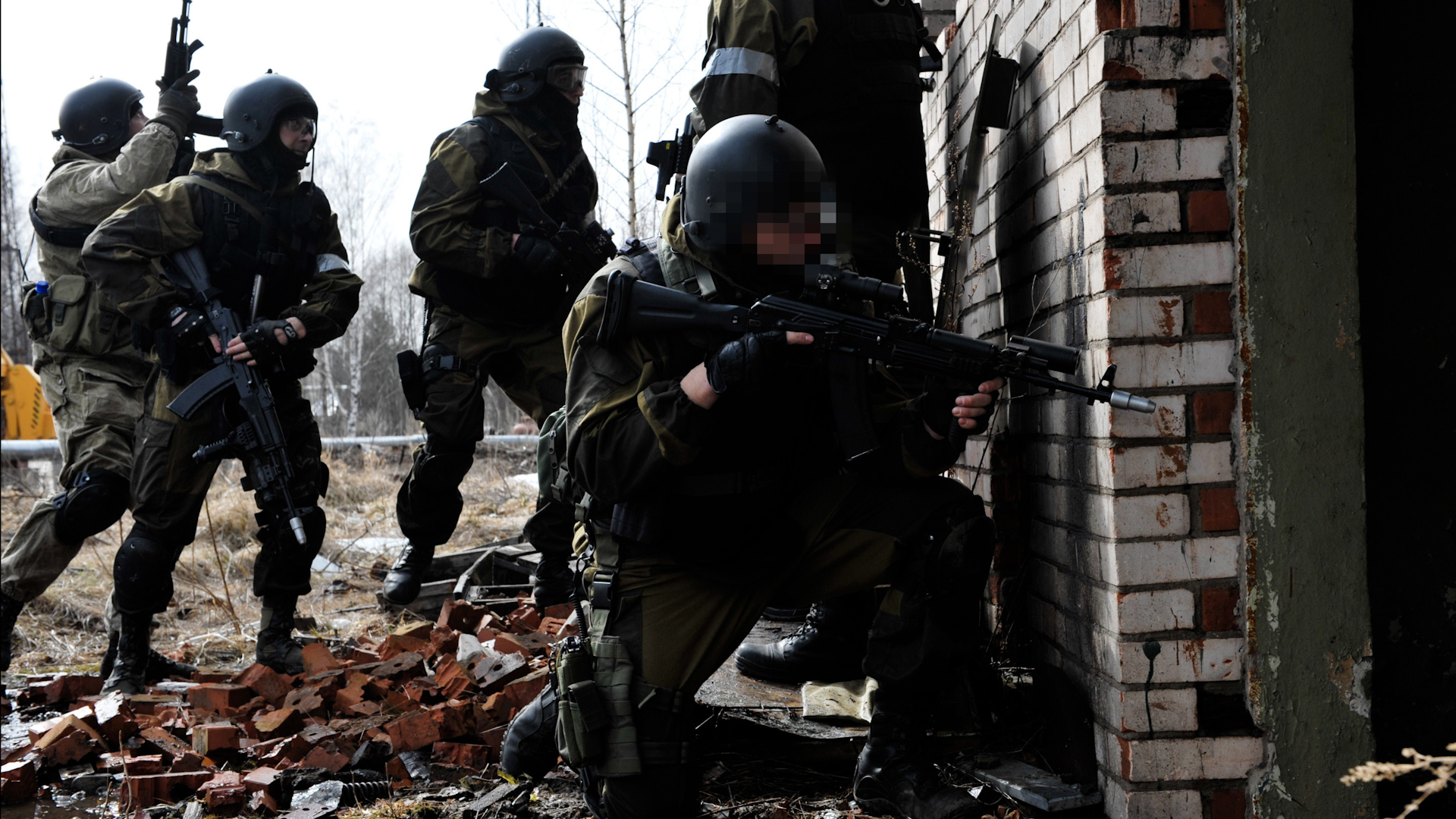 Russian Spetsnaz in St Petersburg