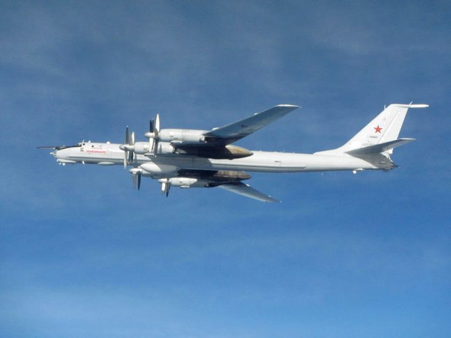 Cover image: One of the Russian TU-142 'BEAR-F' jets (Picture: MOD).