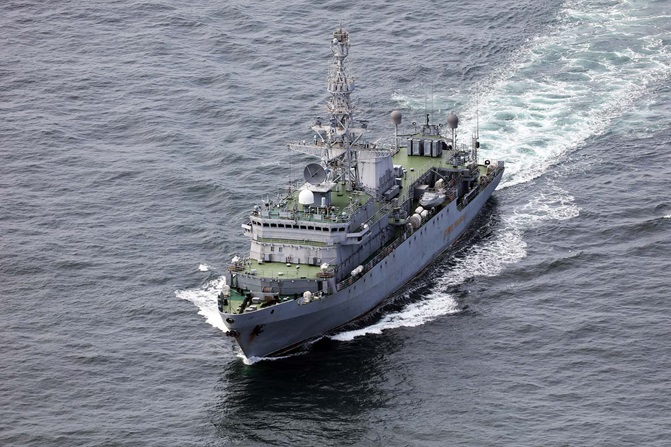 Russian ship Yuri Ivanov 300818