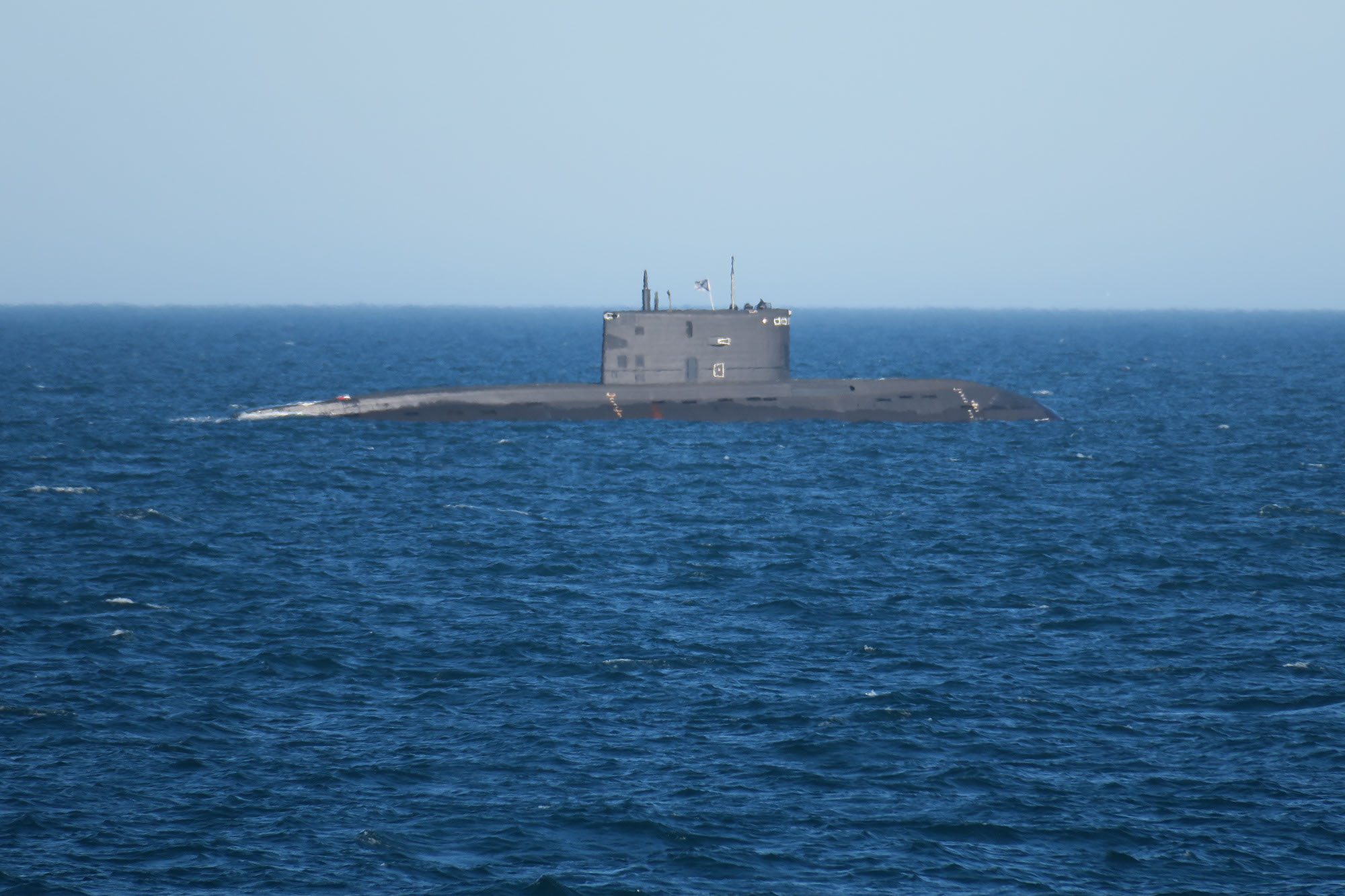 Cover image: RFS Rostov Na Donu whilst being tracked by HMS Mersey (Picture: Royal Navy).