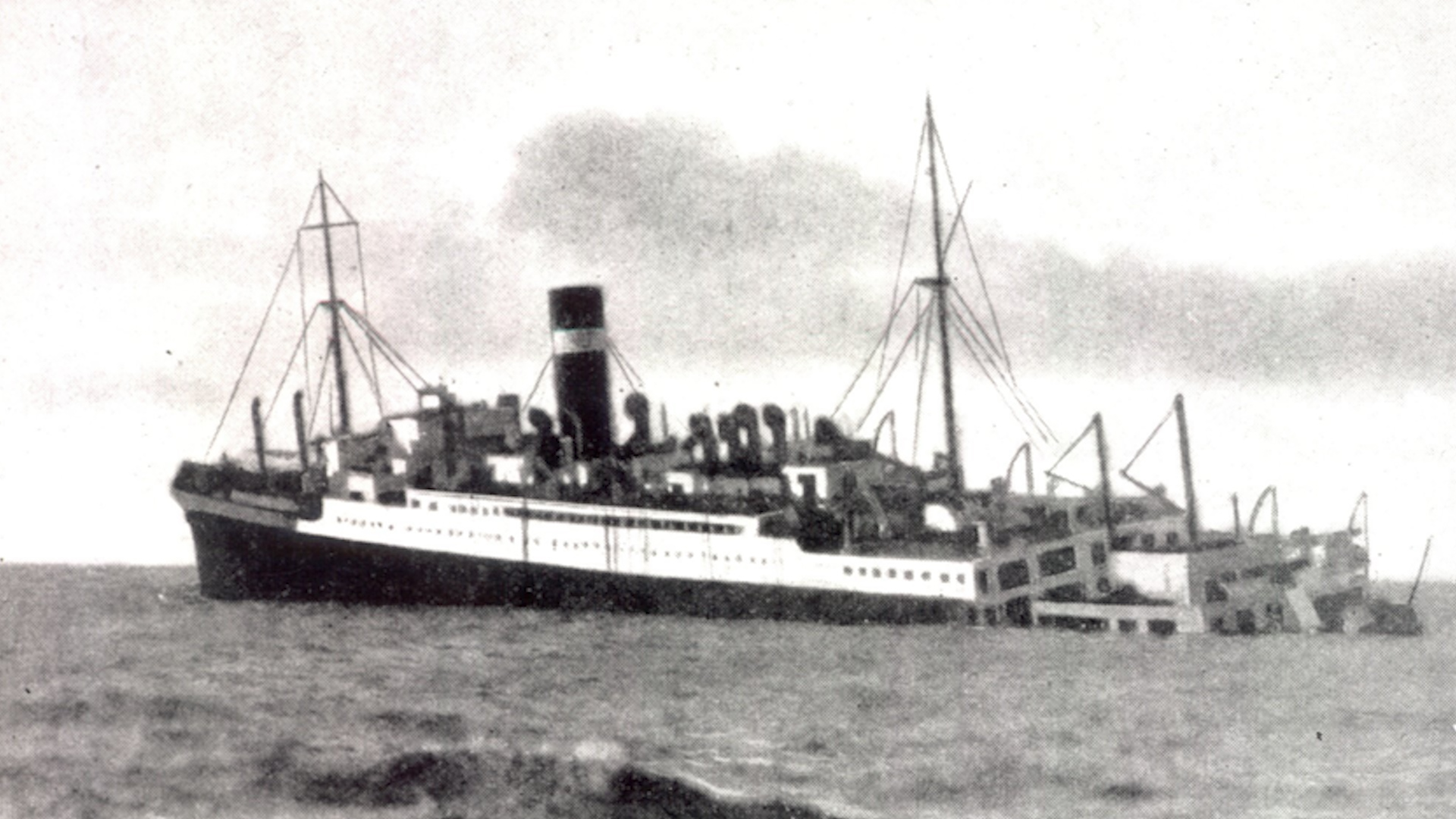 The sinking of S.S. Athenia (Picture: PA images).
