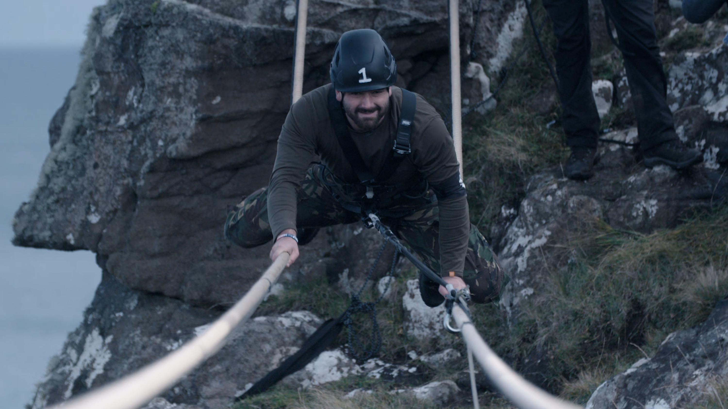 SAS Who Dares Wins 2020 Recruit One James Gorge Crossing Credit Channel 4