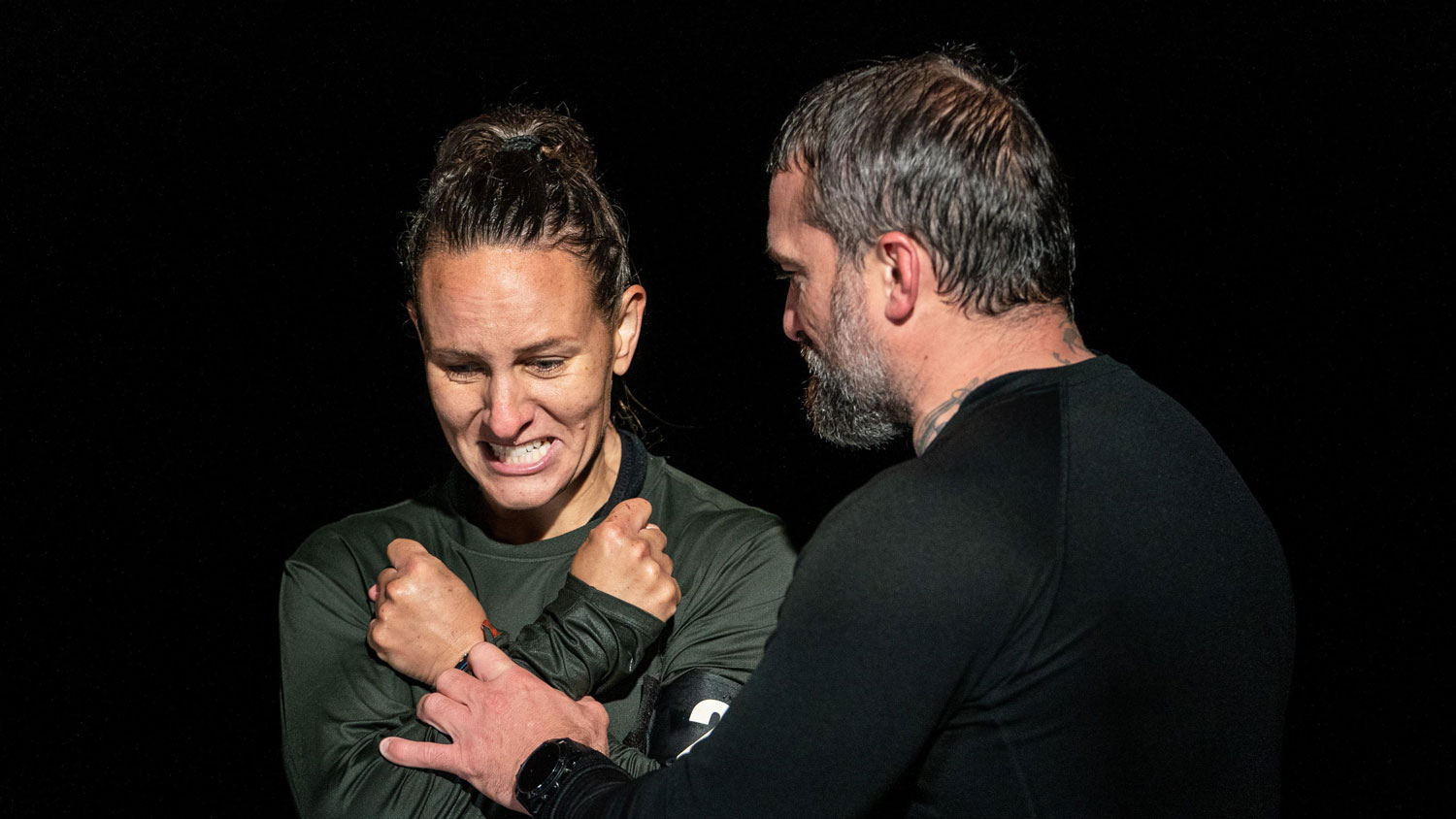 SAS Who Dares Wins Ant Middleton Hannah Recruit 20 Backwards Freefall Challenge Series 6 Credit Channel 4