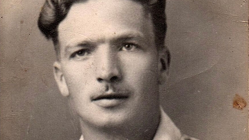SAS orignal member Reg Seekings pictured during the Second World War CREDIT family of Bob Seekings