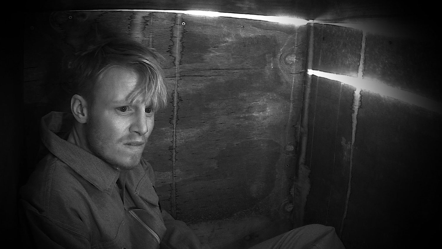 SAS Who Dares Wins Interrogation Episode Six Milo Buried Box Credit Channel4 / Minnow Films