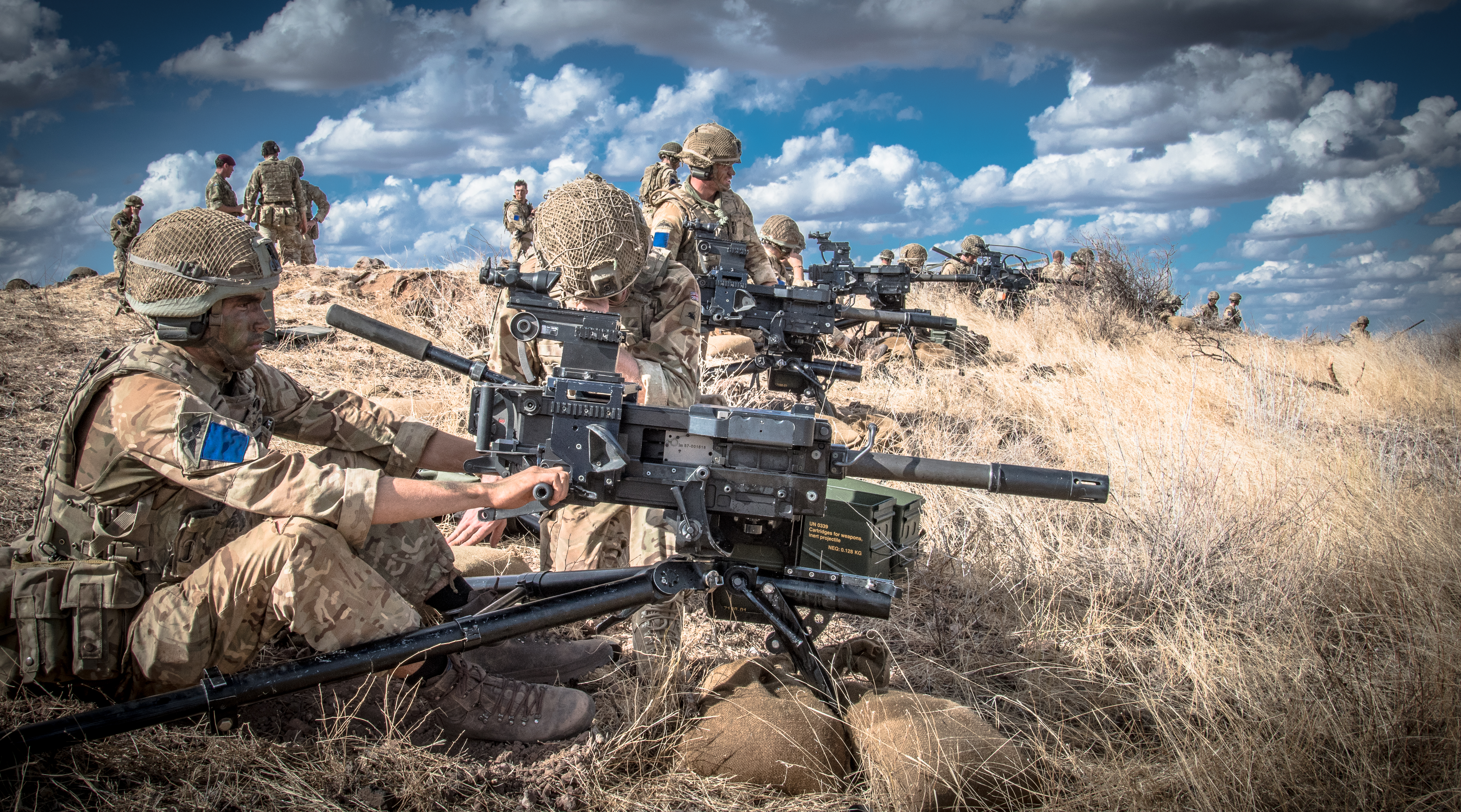 Support Company 2 PARA Grenade Machine Gun Picture: CSgt Crisp (PARA)