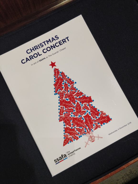 SSAFA Christmas Carols at the Guards Chapel 2019 BFBS