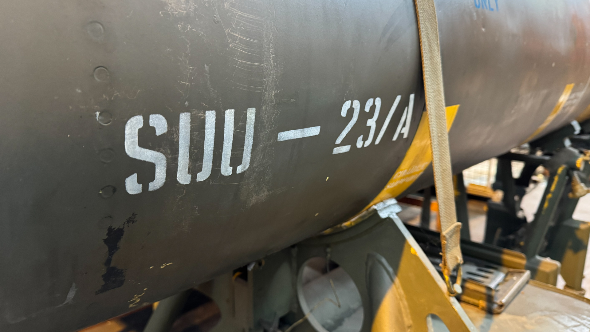 SUU Gun Pod at MOD Stafford 03.07.25 CREDIT BFBS