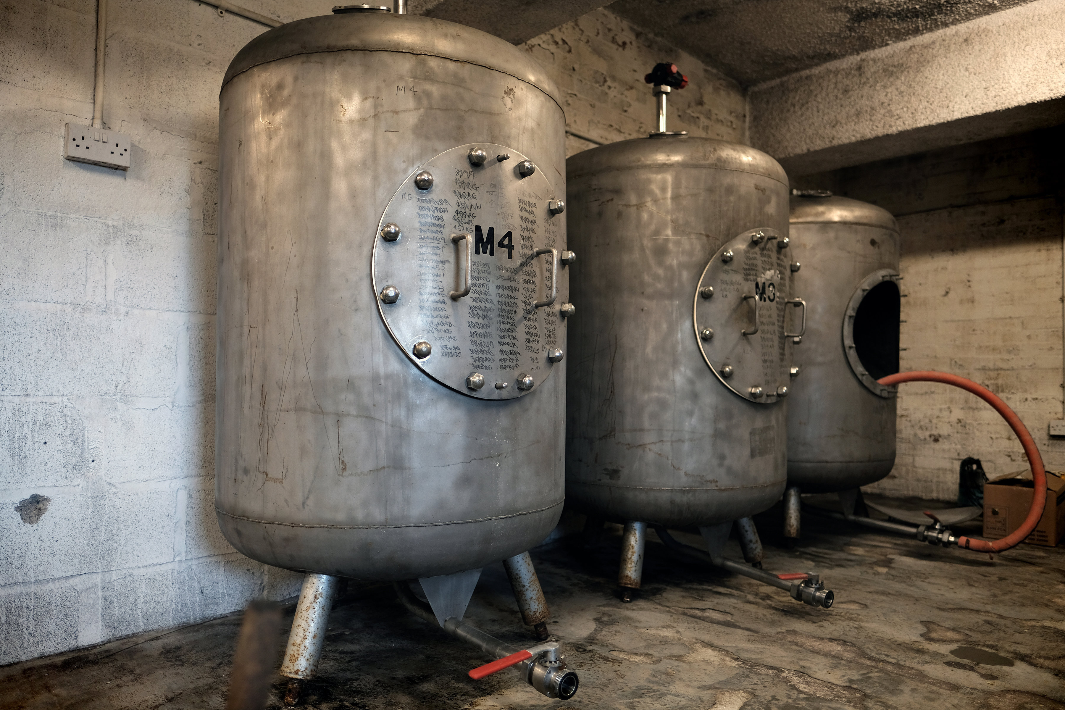 Beer Brewery inside a Bunker. Credit to SWNS
