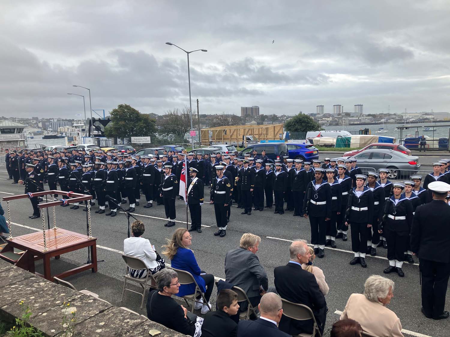 More than 300 Royal Navy sailors and marines parade through Torpoint