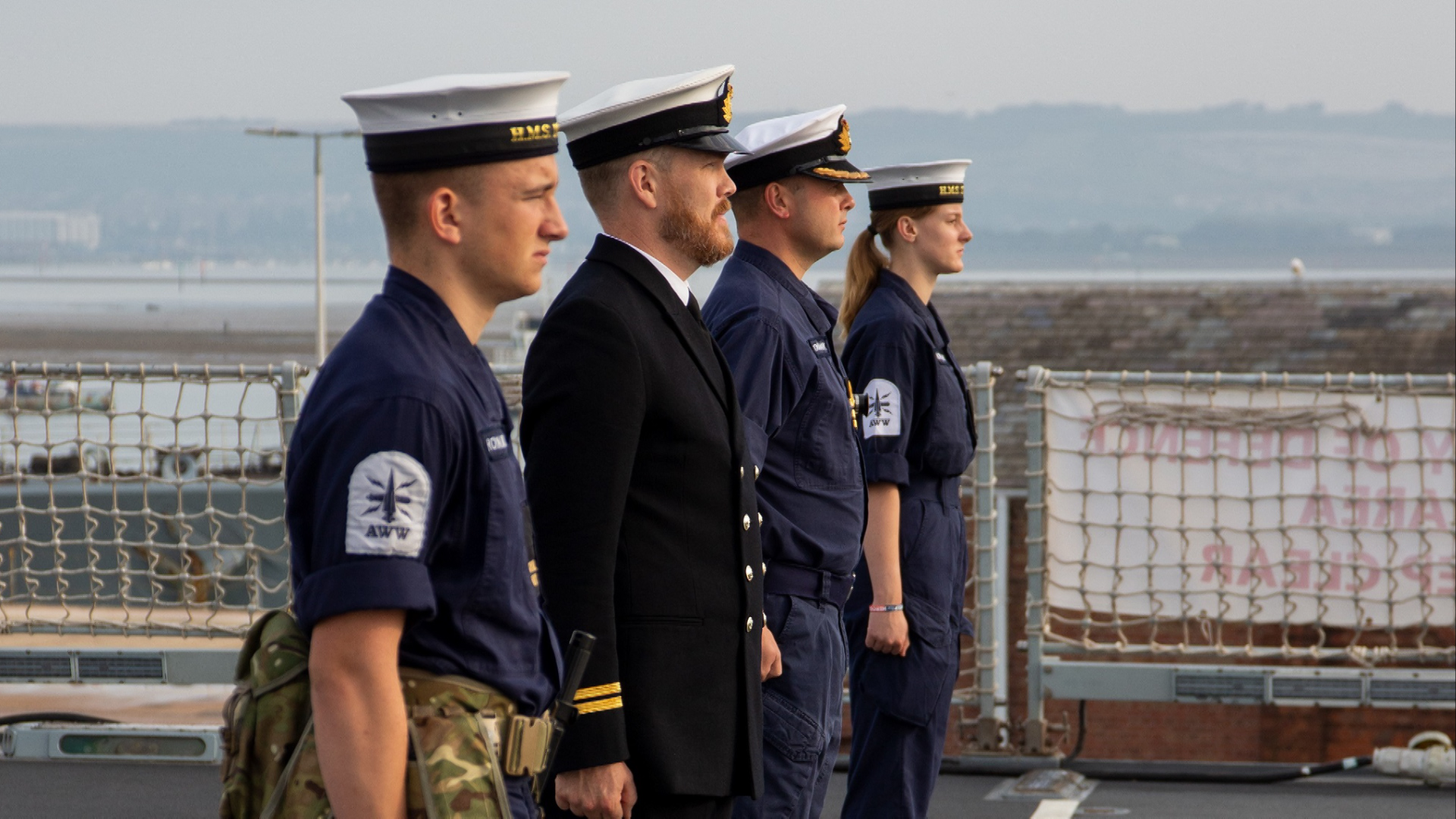 Sailors return to HMS Duncan in Portsmouth after completing 18-month refit 270721 CREDIT ROYAL NAVY