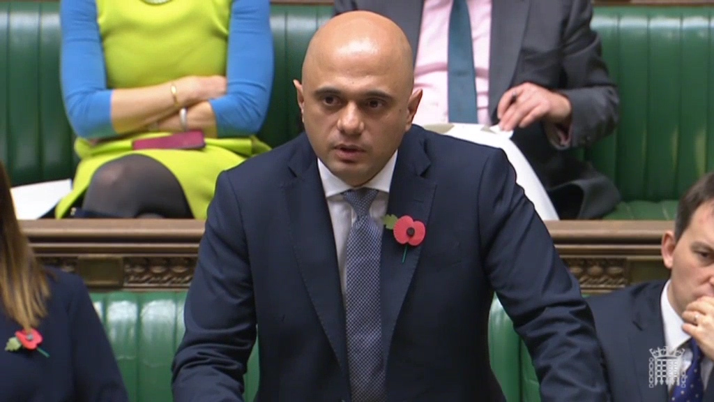 Sajid Javid stripped Ms Begum of her British citizenship in February.
