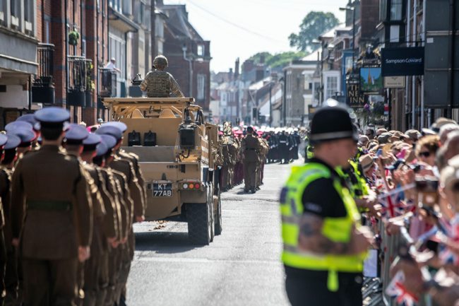 Salisbury Armed Forces Day parade