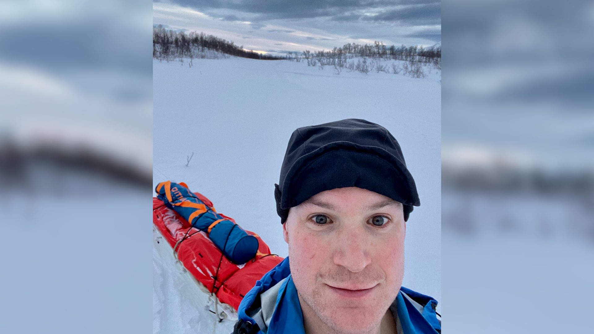 Sam Cox, ex-Royal Marine started world record-breaking challenge to ski solo Antarctica 21112023 CREDIT PA.jpg