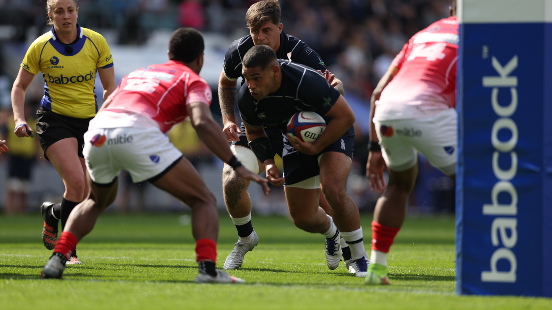 Sam Matavesi scores a try (Picture: Alligin Photography)