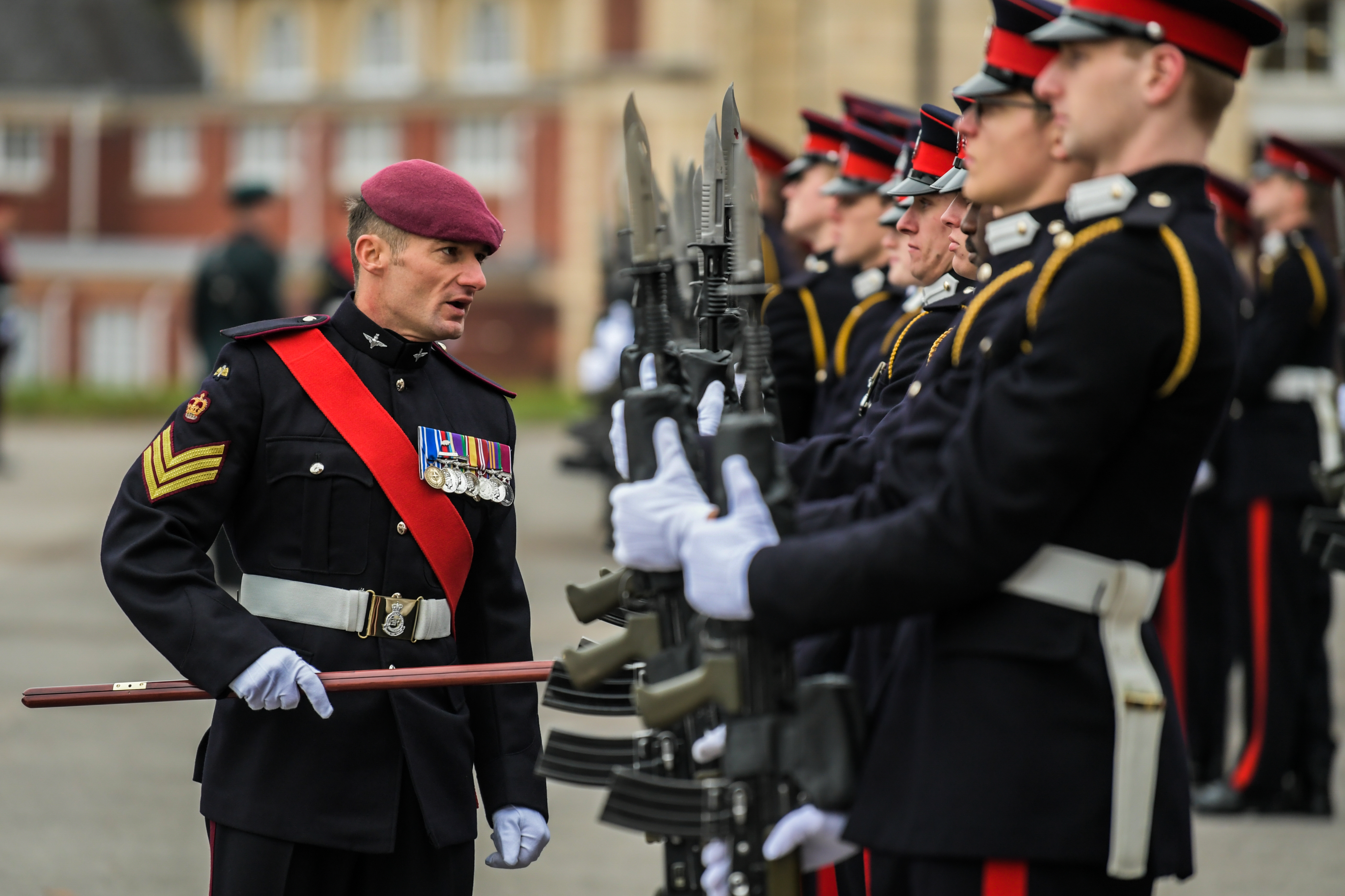 Soldier at Sandhurst - Picture: LSwanPhotography