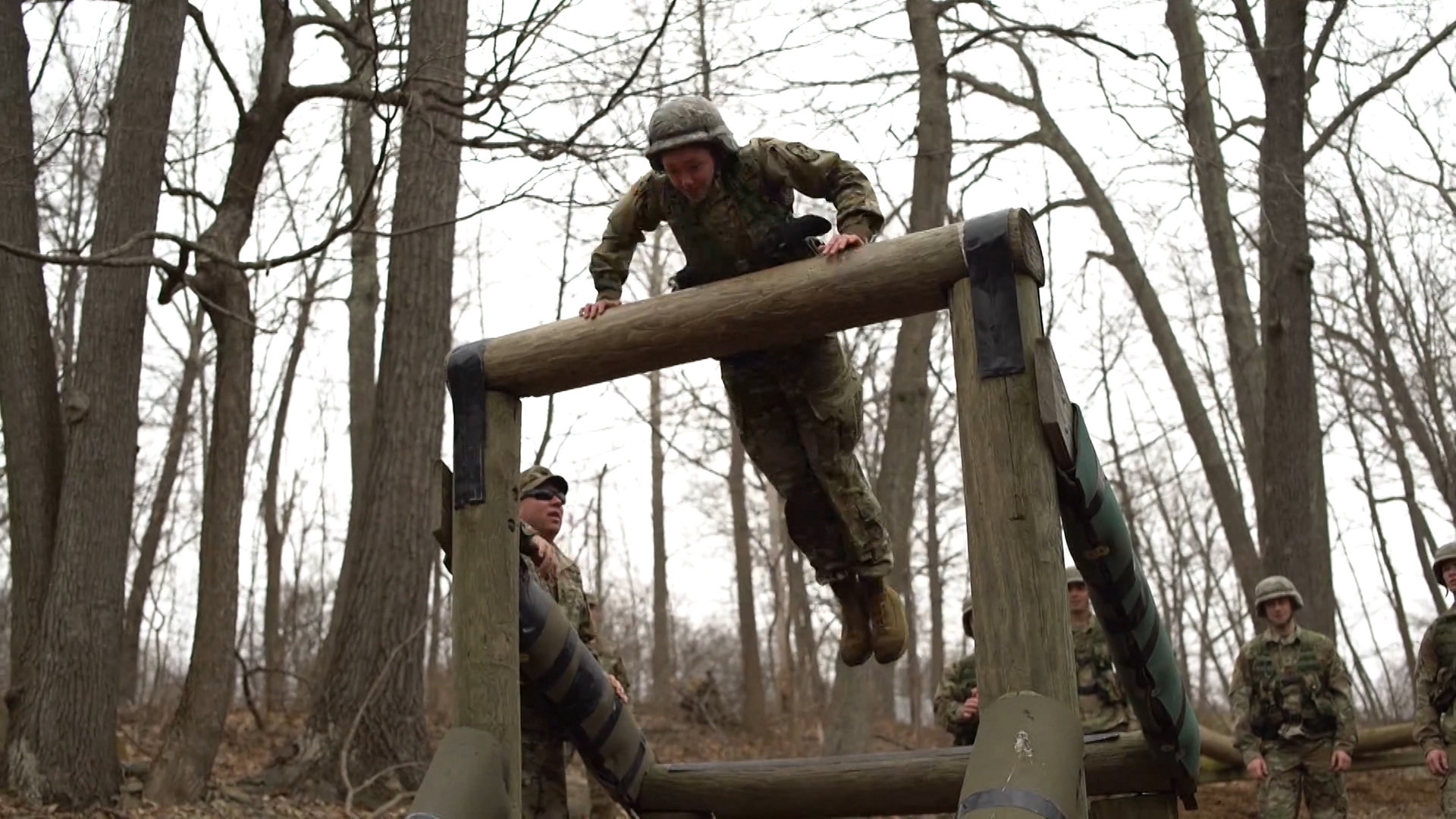 Organisers say the competition teaches cadets mental and physical toughness (Picture: US Department of Defense).