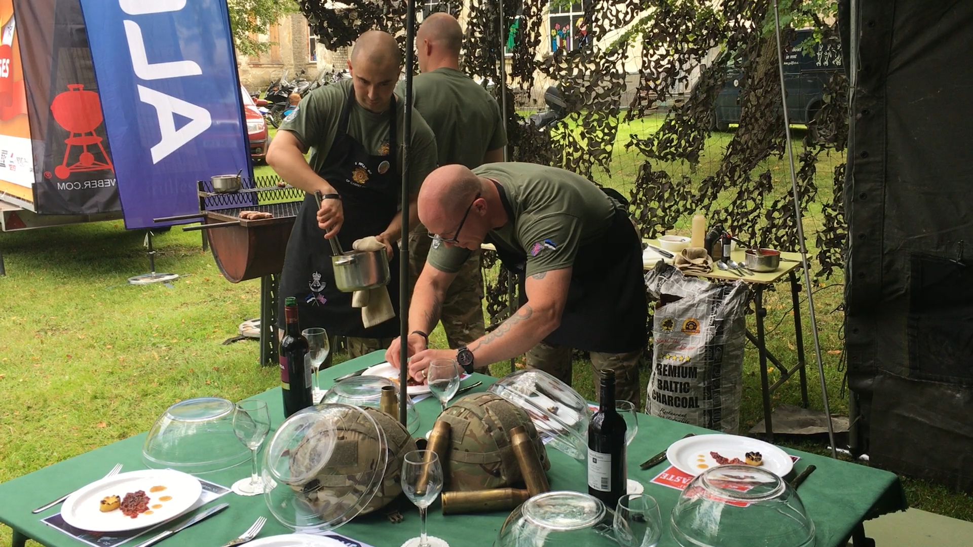 Sausage Fest For British Soldiers In Estonia