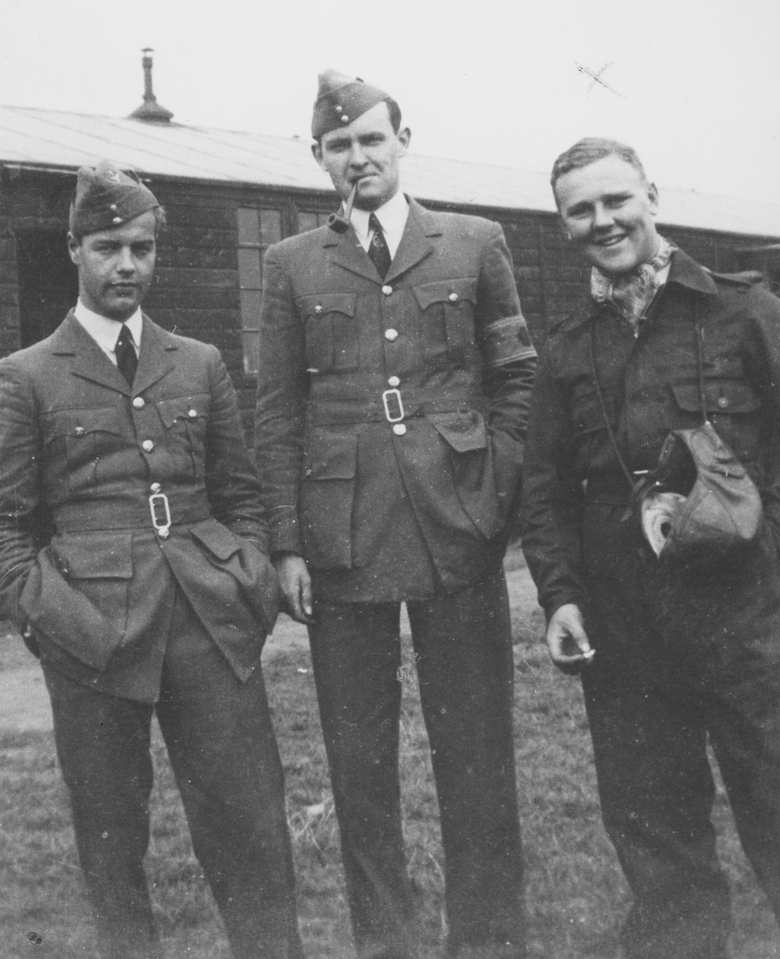 Arthur Scarf pictured with his colleagues at flying training school at RAF Thornaby in 1936 (Picture: RAF Museum Collection).