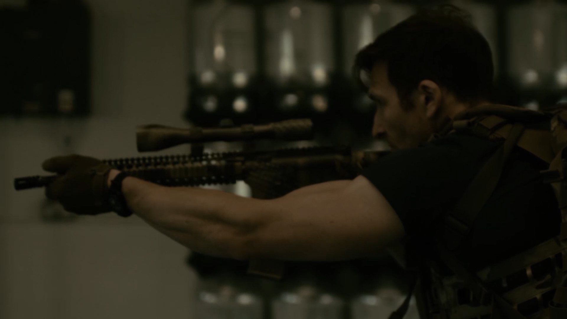 Scene from Sunray series showing Royal Marine holding gun DATE UNKNOWN used on 060121 CREDIT Sunray Series.jpg