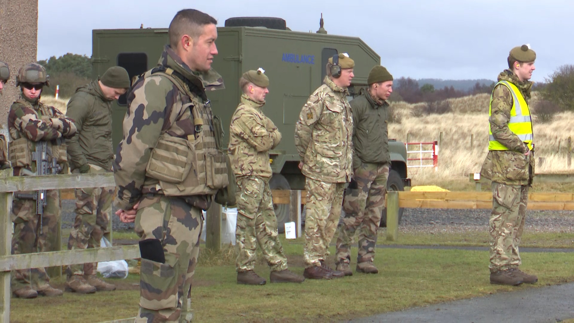 As well as learning from each other the visit has allowed troops to get to know each other better.