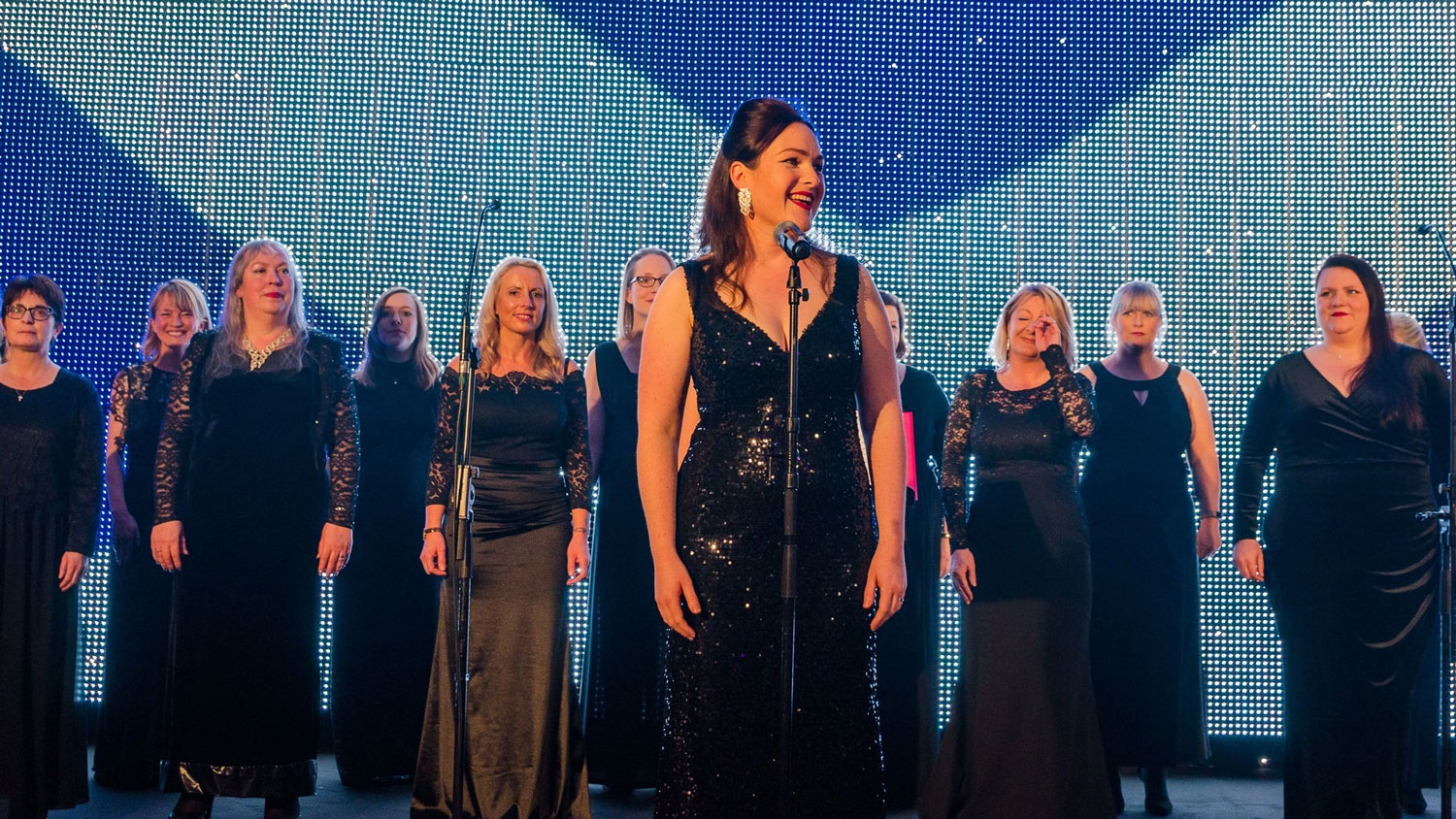 The West of Scotland Military Wives Choir perform at the Scottish Ex-Forces in Business Awards on 3 December 2019 CREDIT Ex-Forces in Business Awards