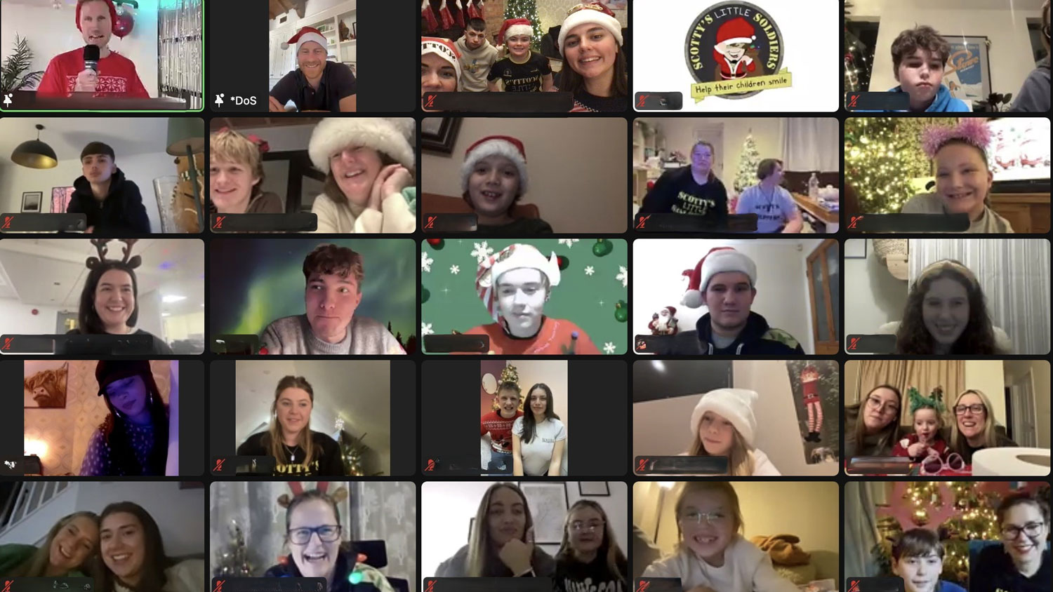 Prince Harry joined Scotty's Little Soldiers' virtual Christmas party CREDIT Scotty's Little Soldiers