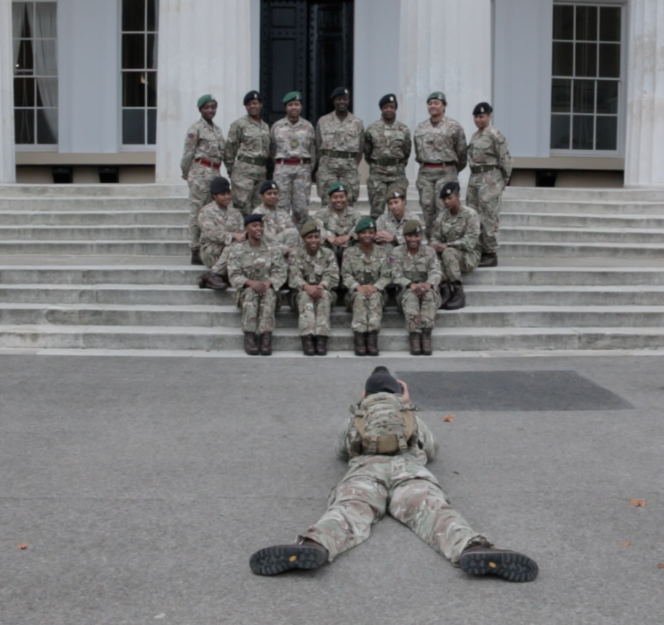 photo op Sandhurst women in the Army