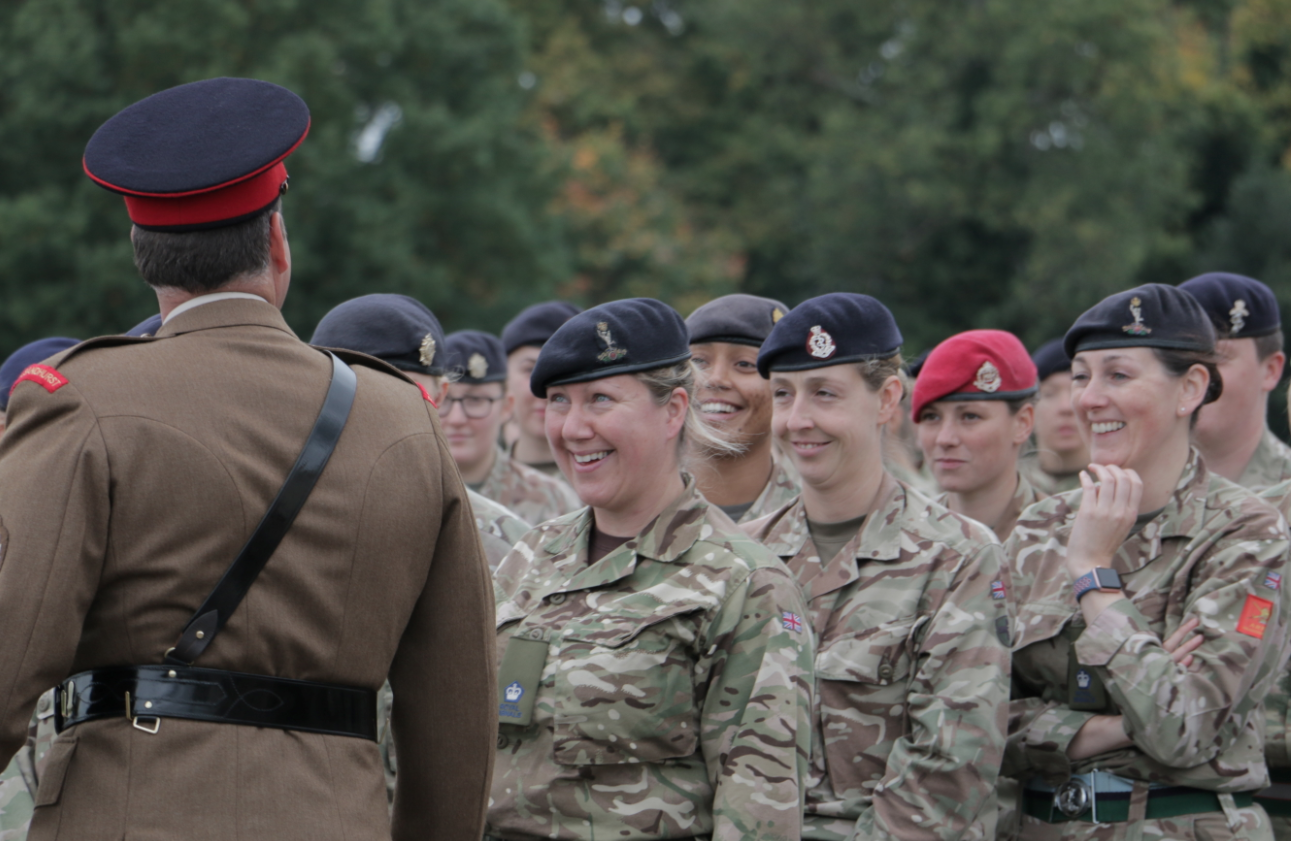 W100 women in the army, Sandhurst