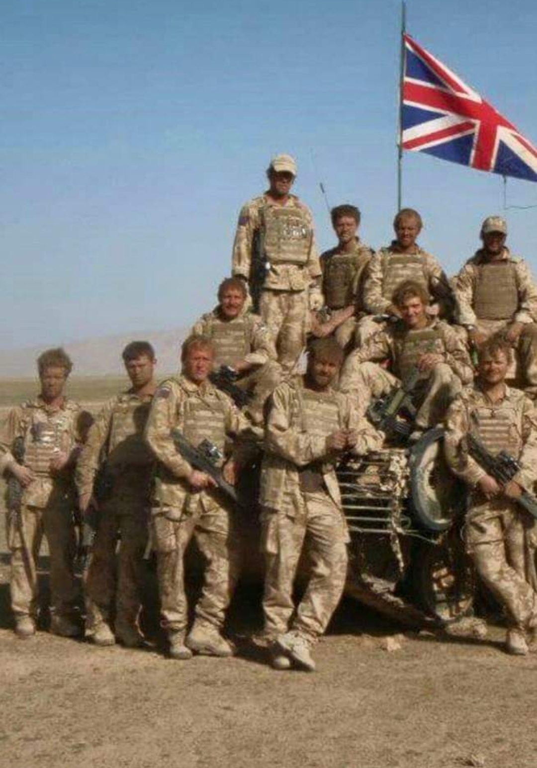 Shaun Goater in afghanistan