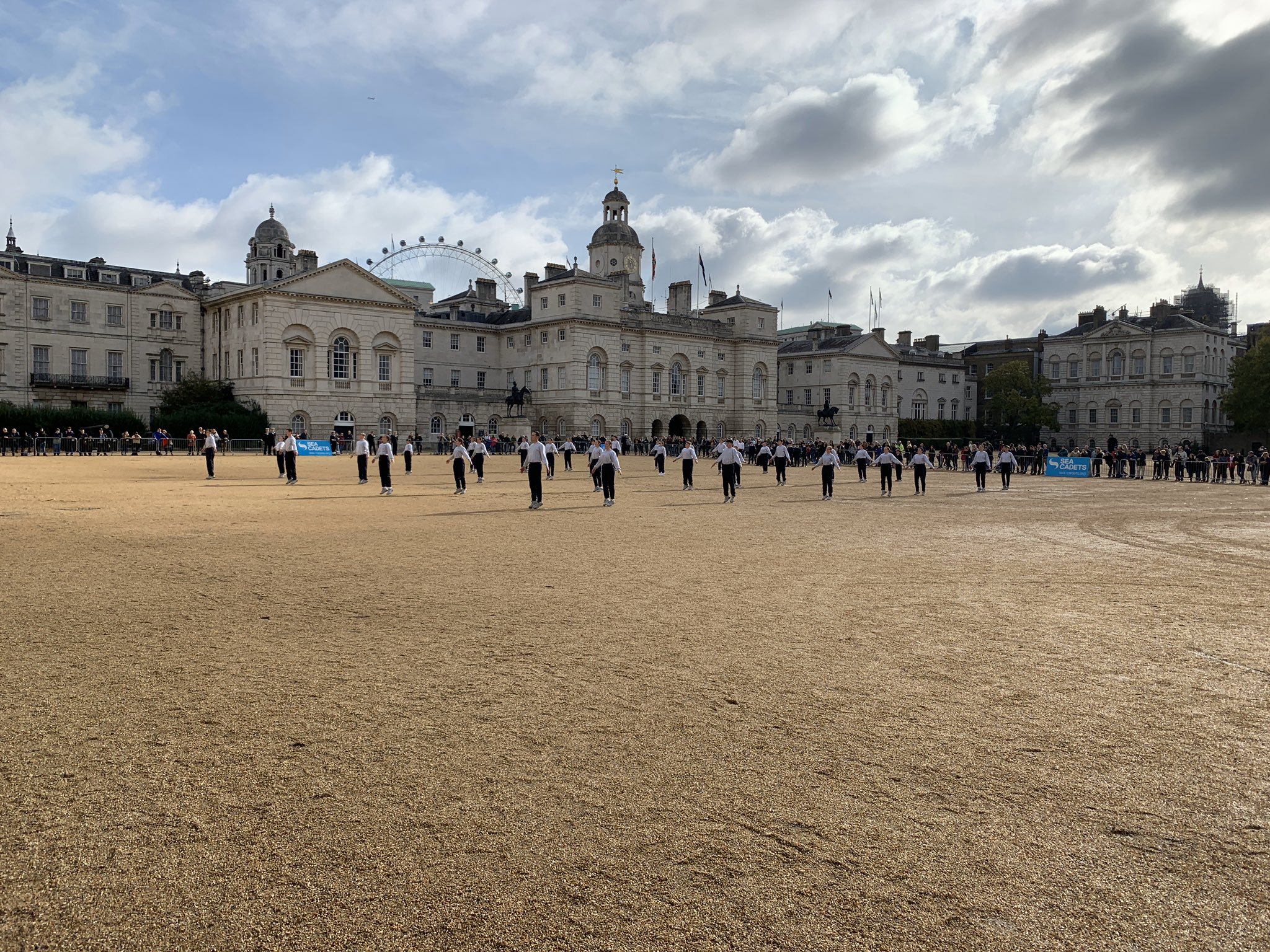 Sea Cadets and Royal Marines Cadets are putting on a show on Horse Guards Parade to mark The Battle of Trafalgar in 1805 Credit BFBS