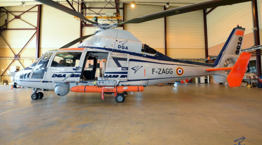 Sea Venom/ANL missile on a Panther helicopter