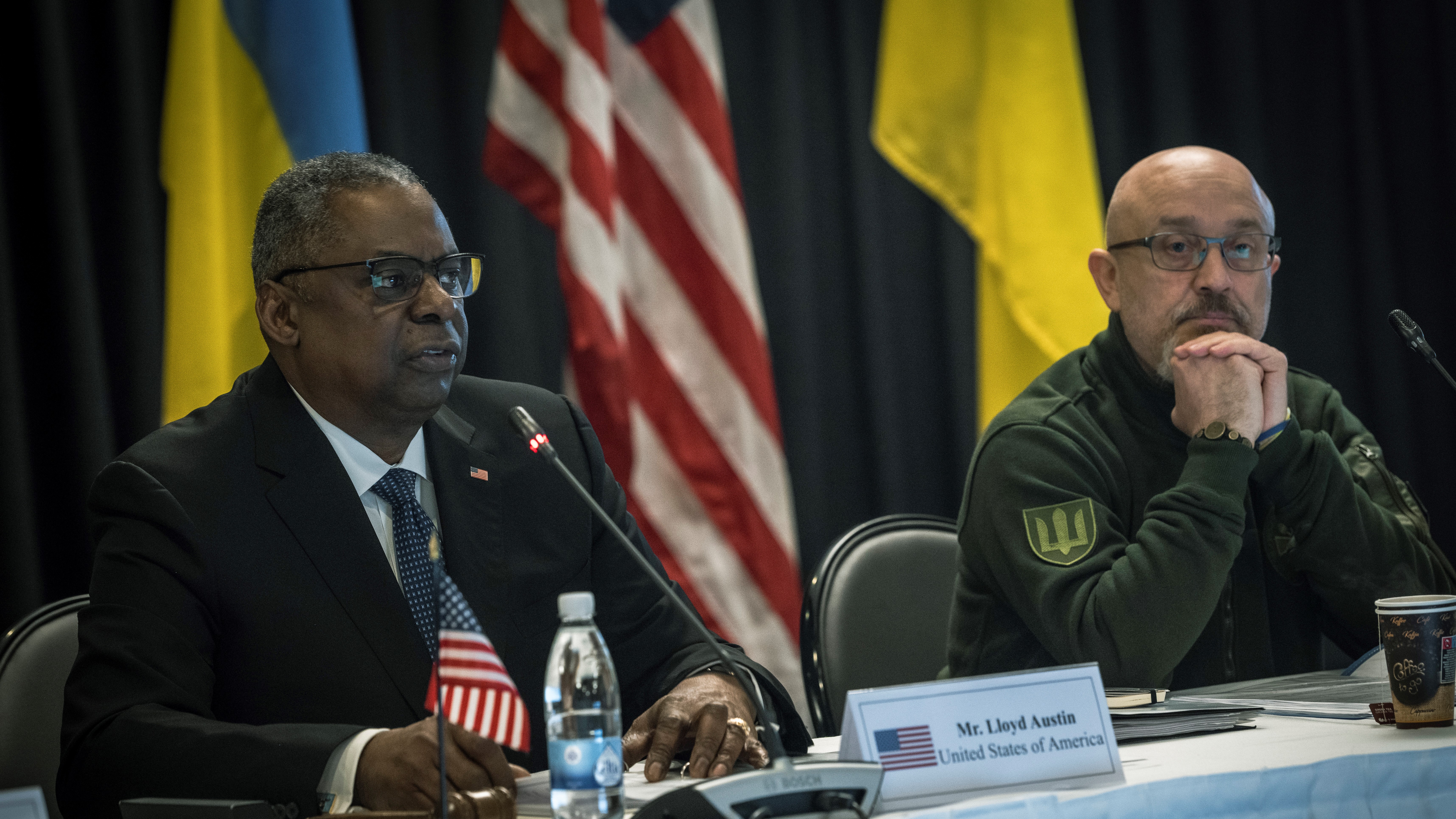Secretary of Defense Lloyd J. Austin III met with Ukrainian Defense Minister Oleksii Reznikov