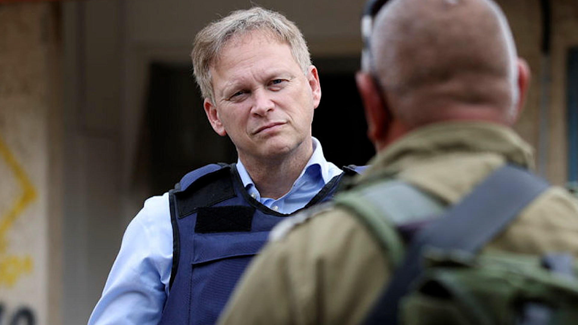 Secretary of State for Defence Grant Shapps, seen here visiting a Kibbutz 07122023 CREDIT MOD