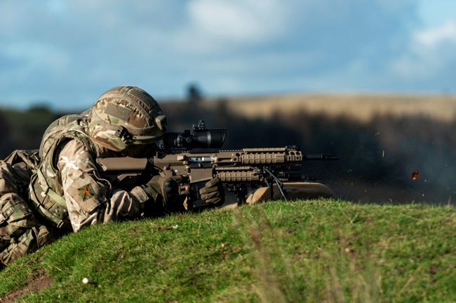 Semi-anonymous Army Reserve soldier of 6th Battalion, The Royal Regiment of Scotland (Picture: MOD)