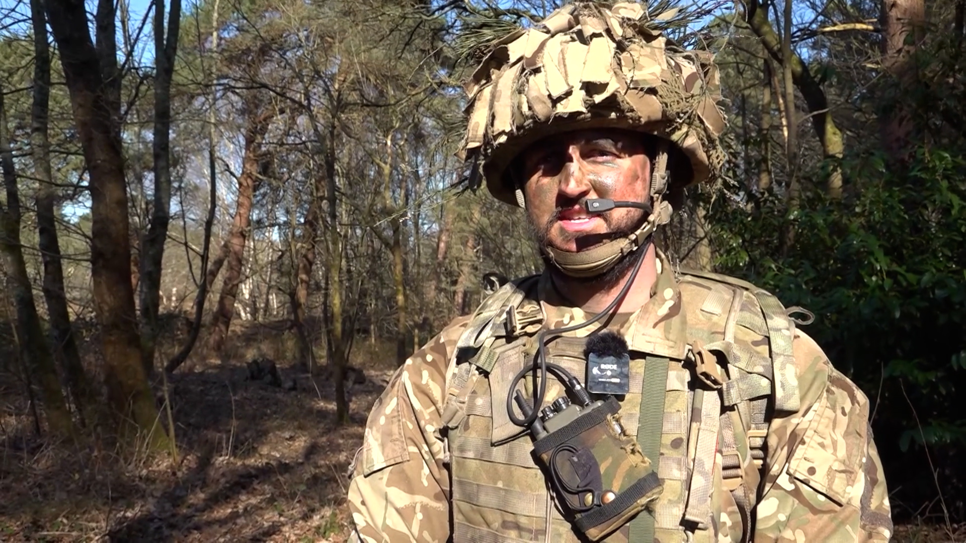 Corporal Cameron Gladwell's usual role is a small arms armourer, so it had been a long time since he and his cohort had done any "classic soldiering"