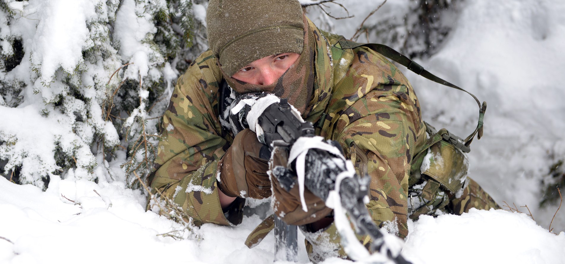 Serbian Military Academy officers are trained by British troops in Serbia (Picture: British Army).