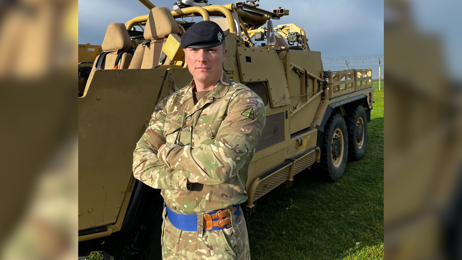 Sergeant Adam Humphreys, awarded a MiD in 2022's Operational Honours list 251122 CREDIT MOD