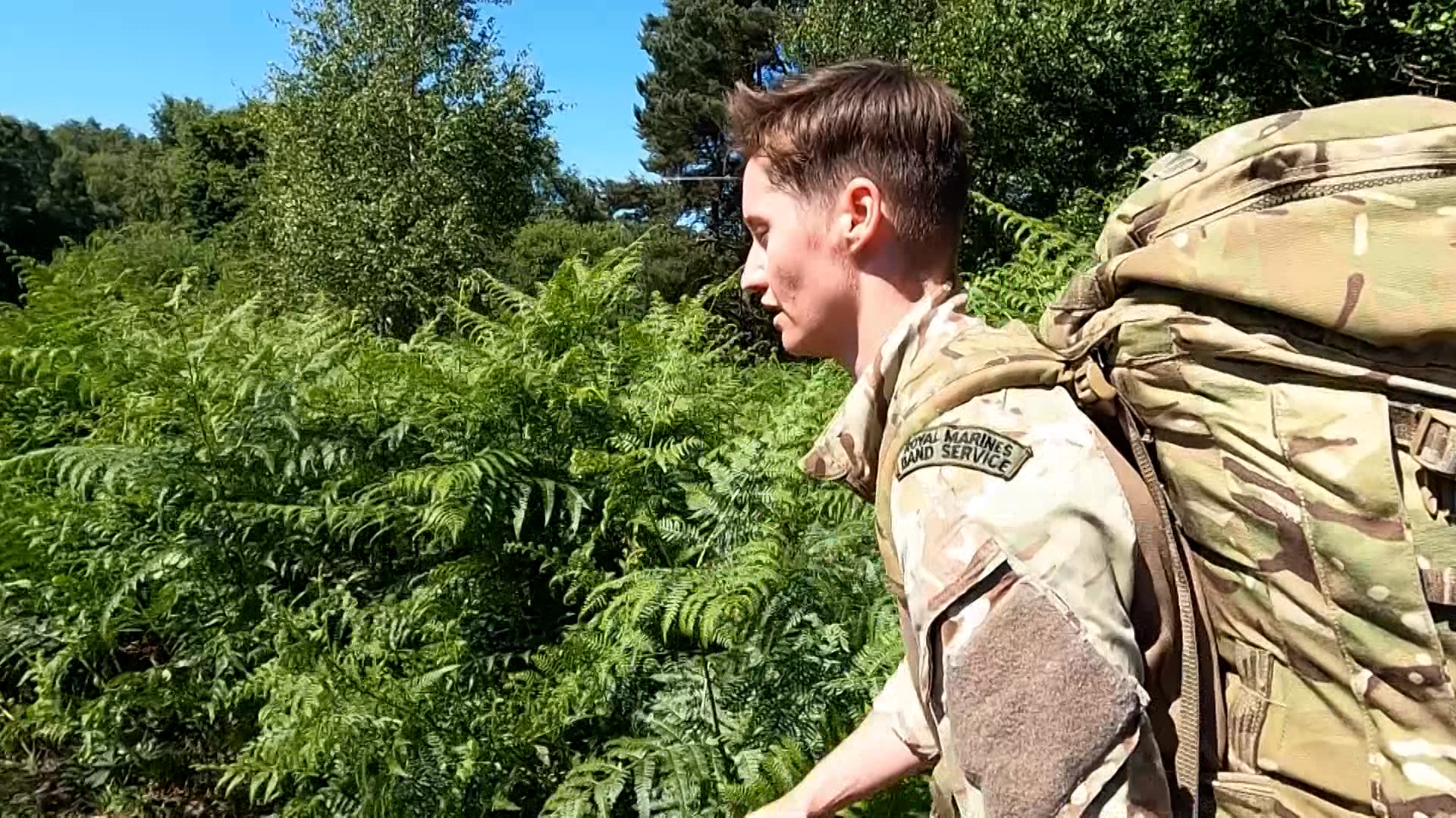 Sergeant Lucy Chappell has a unique role at Commando Training Centre Lympstone 12072022 CREDIT BFBS.jpg 