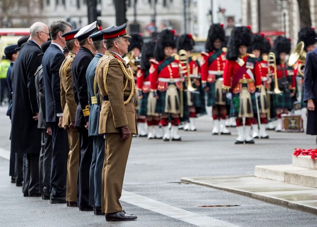Service at the Cenotaph in London has marked Anzac Day 250419 CREDIT MOD.jpg 
