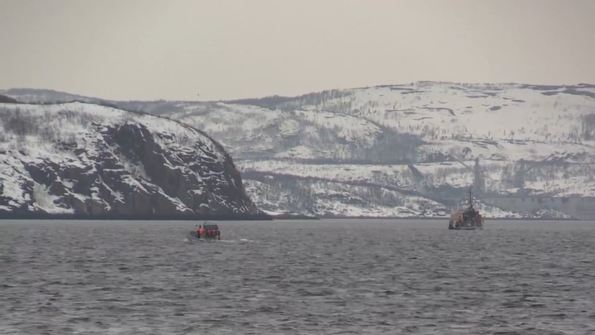 Severomorsk water in Russia