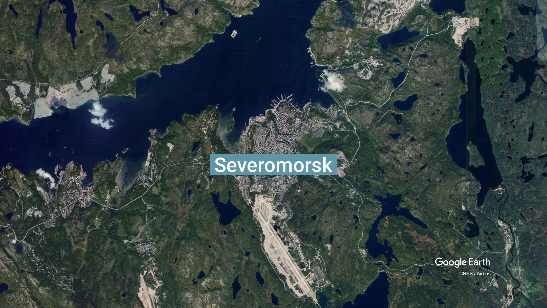 Severomorsk map