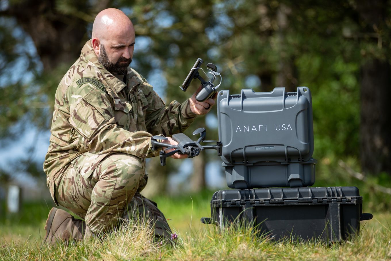 The system can be launched by patrols in under a minute, according to the RAF (Picture: RAF).