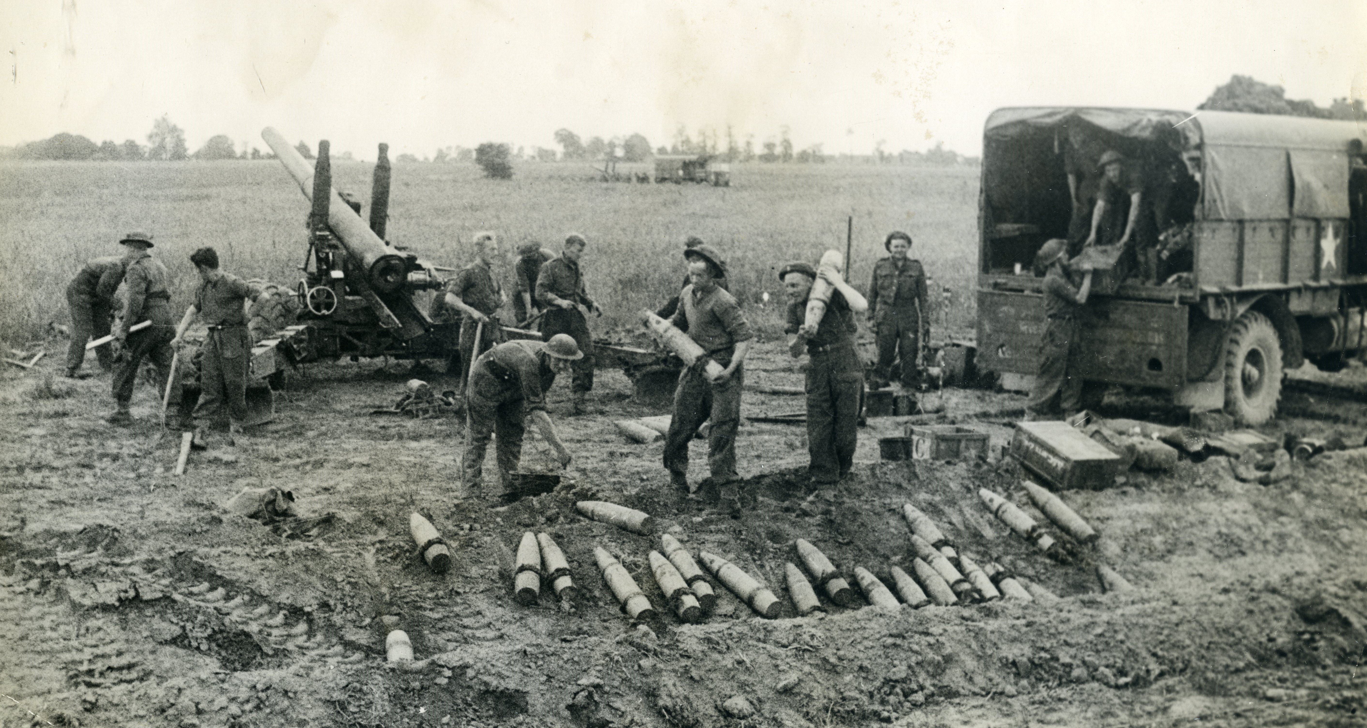 artillery second world war