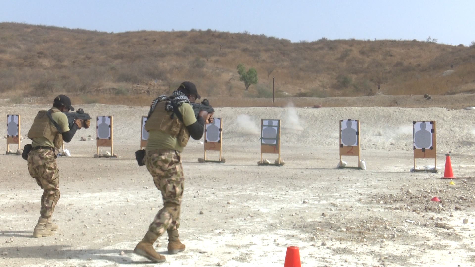 Shooting range exercise in Senegal 020320 CREDIT BFBS.jpg