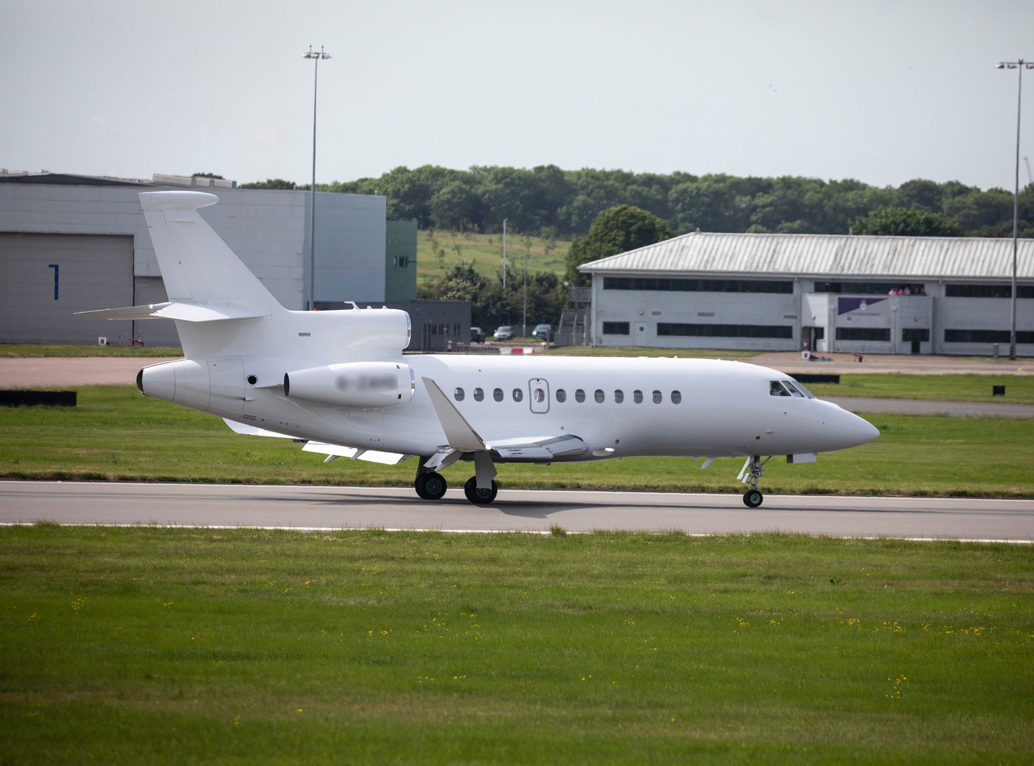 Side view of RAF Envoy aircraft on runway DATE UNKNOWN CREDIT RAF