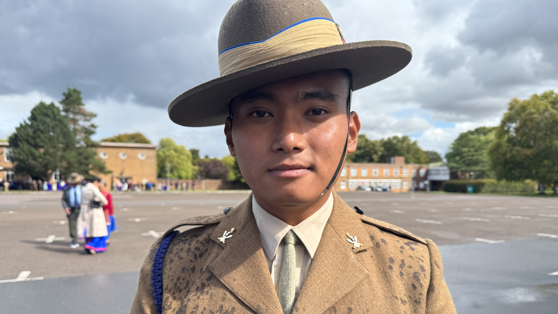 Signaller Kenji Gurung youngest to join 243 squadron Credit BFBS 13092025